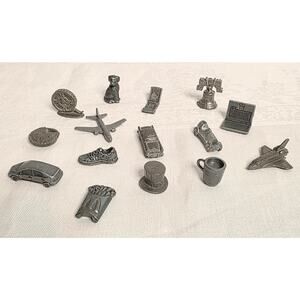 Set of 15 Monopoly Token Game Pieces - Miscellaneous